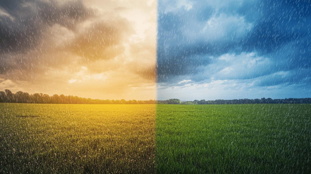 Rares averses ou pluies eparses : comment interpreter les previsions meteo ?